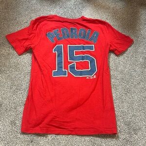 Dustin Pedroia Boston Red Sox Youth M T-shirt